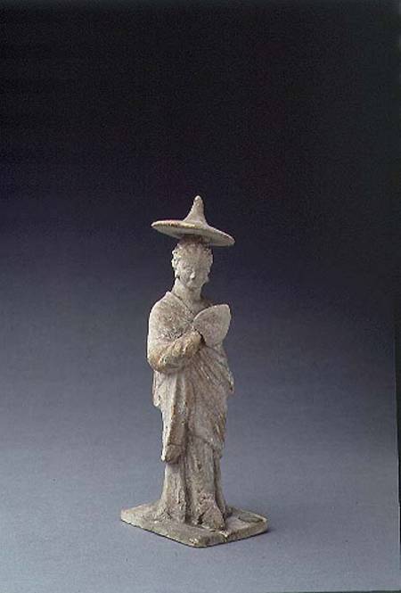 Terracotta figure of a woman from Anonymous