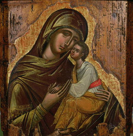 Virgin of TendernessGreek icon from Crete from Anonymous