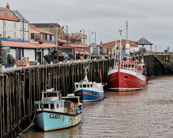 Boats in Whitby Harbour from Ant Smith