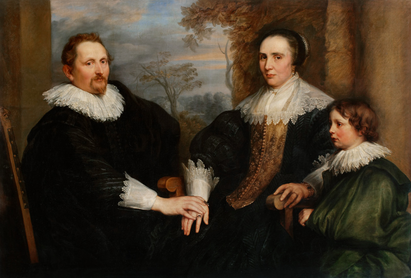Bildnis des Sebastian Leerse und seiner Familie from Anthonis van Dyck