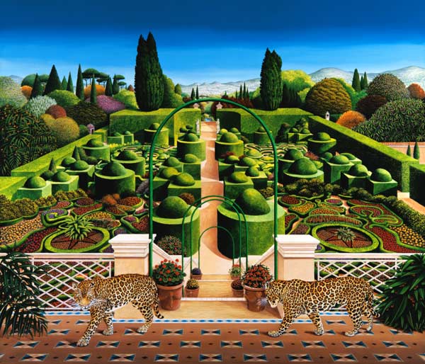 Italian Garden, 1987 (acrylic on board)  from Anthony  Southcombe