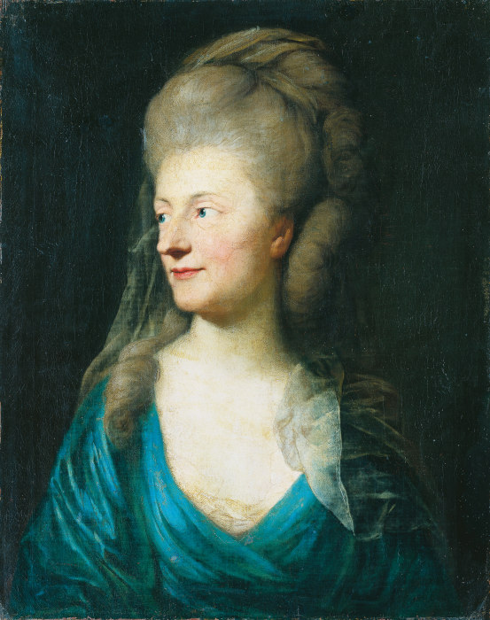 Bildnis der Johanna Henriette Louise Gräfin von Bestucheff-Rumin, geb. von Carlowitz (1717-1787) (?) from Anton Graff