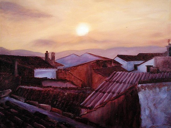 Rooftops, 2002 (oil on canvas)  from Antonia  Myatt