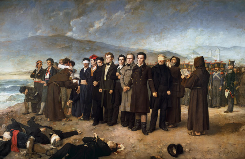 Die Hinrichtung Torrijus und seiner Gefolgsleute from Antonio Gisbert