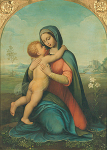 Madonna del Bacio (mit Lilien) from Antonio Marini