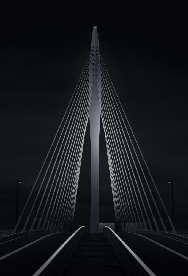 Die Prinz-Claus-Brücke in den Niederlanden