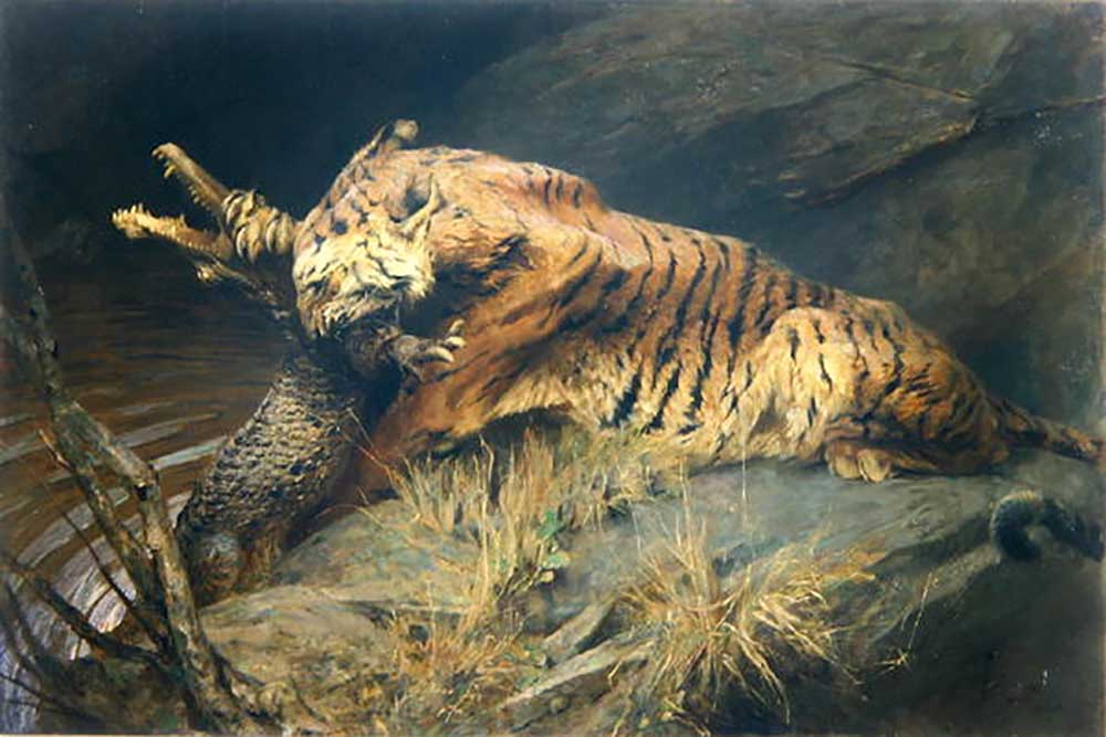 Tiger und Krokodil from Arthur Wardle