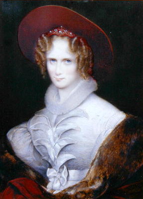 Princess Augusta of Saxe-Meiningen, c.1835 (oil on canvas) from August Grahl