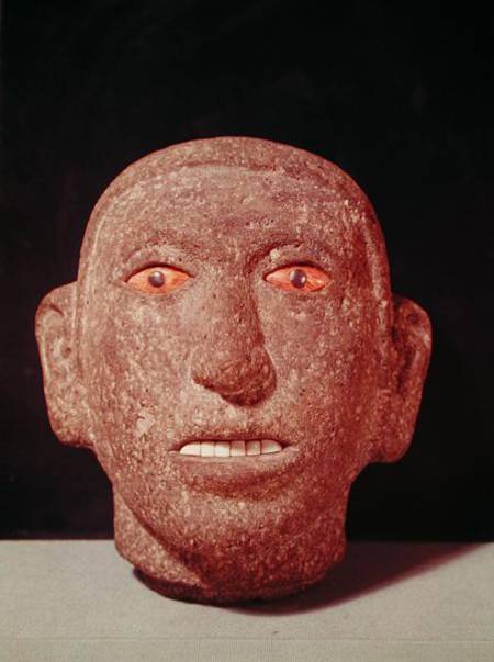 Head of a man from Aztec