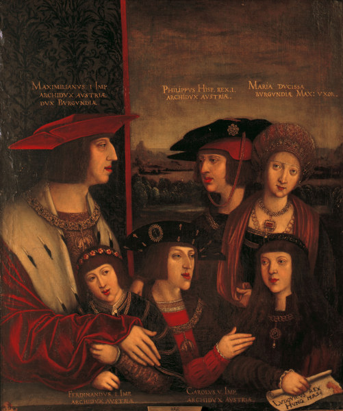Family of Emperor Maximilian , Strigel from B. Strigel