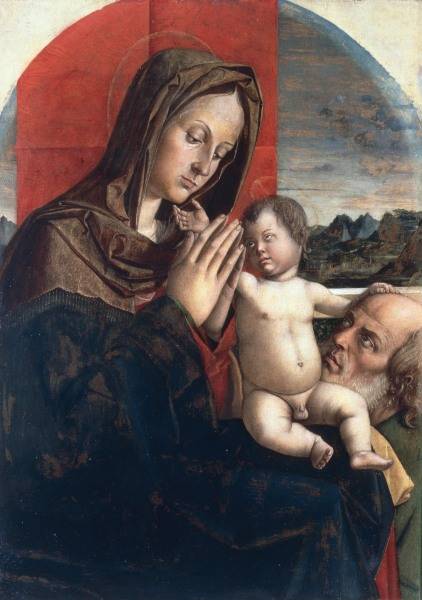 B.Montagna, Maria mit Kind und Josef from Bartolomeo Montagna