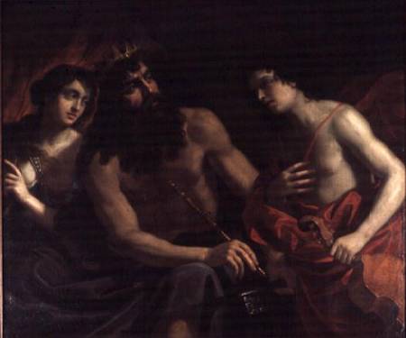 Pluto, Orpheus and Eurydice from Benedetto the Elder Gennari