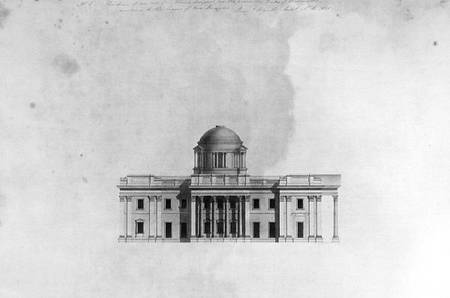 Elevation of Side Front of a house, 1815 from Benjamin Dean Wyatt