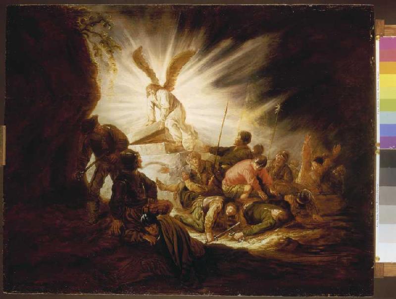 Der Engel öffnet das Grab Jesu from Benjamin Gerritsz Cuyp