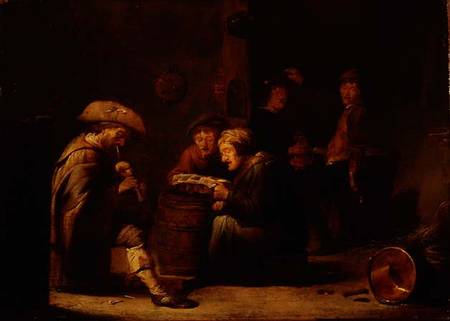 Tavern interior with two singers and a bagpiper (panel) from Benjamin Gerritsz Cuyp