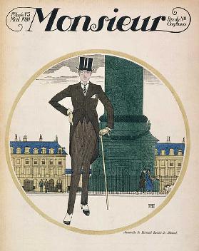 Titelbild der Zeitschrift Monsieur, Mai 1920