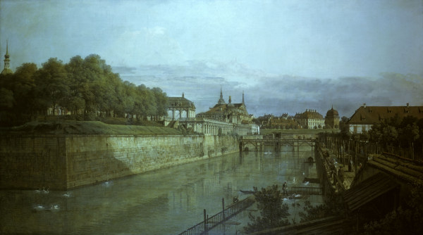 Dresden, Zwingergraben from Bernardo Bellotto