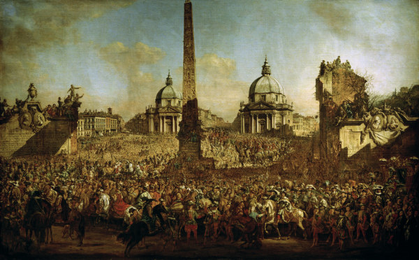 Einzug J.Ossolinskis in Rom from Bernardo Bellotto