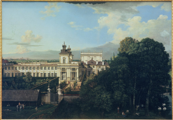 Warschau,  Schloß Wilanów from Bernardo Bellotto