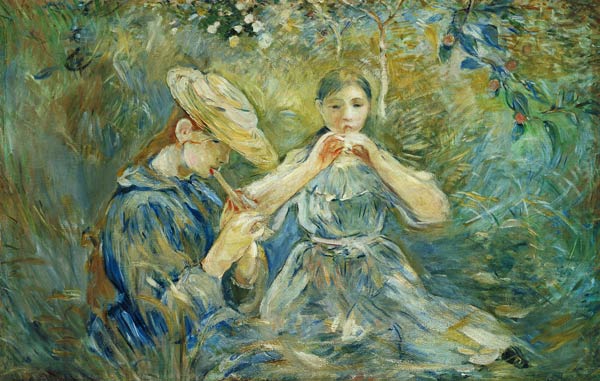Das Flötenkonzert im Garten from Berthe Morisot