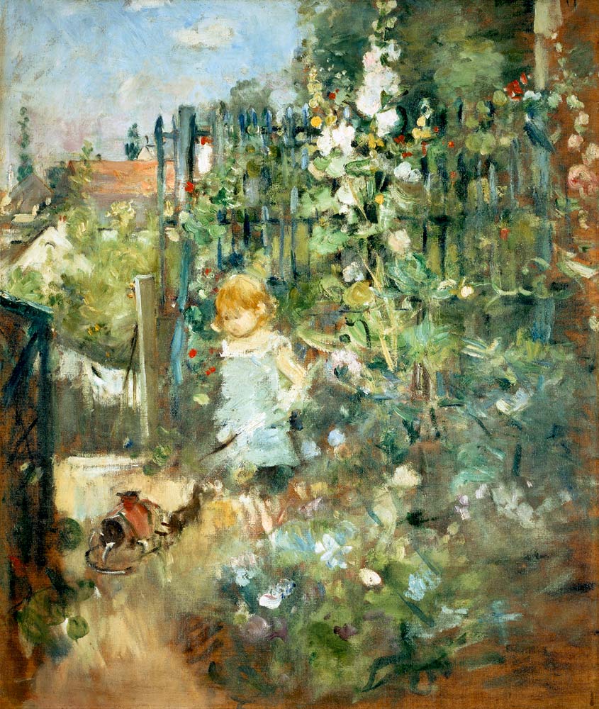 Mädchen im Garten from Berthe Morisot