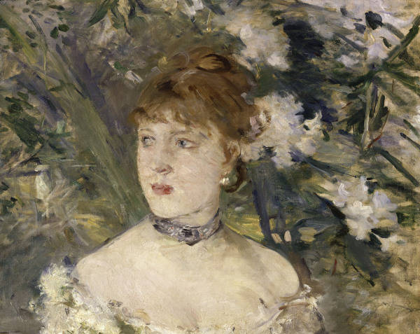 Morisot/Junge Frau i.Ballkleid/Det./1879 from Berthe Morisot