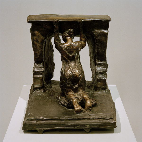 Woman Kneeling in front of a Fireplace from Camille Claudel