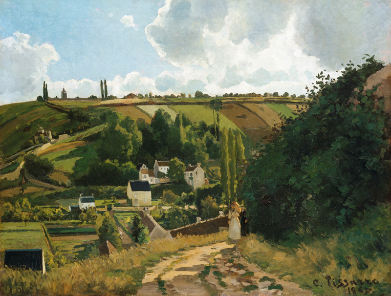 Hügel bei Jallais, Pontoise from Camille Pissarro