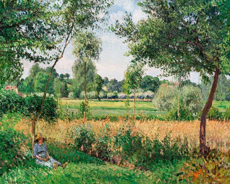 Morgen, Sonnenlicht, Eragny from Camille Pissarro