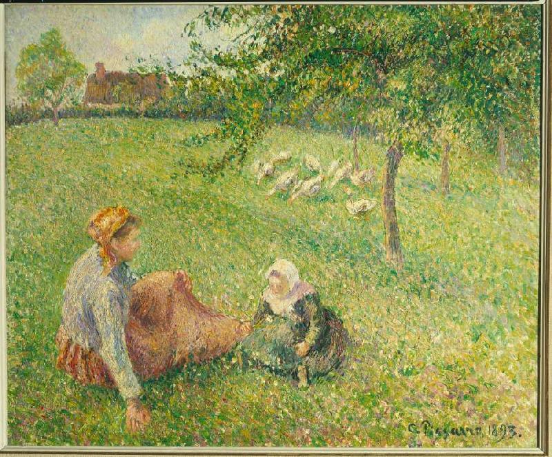 Die Gänsehirtin from Camille Pissarro