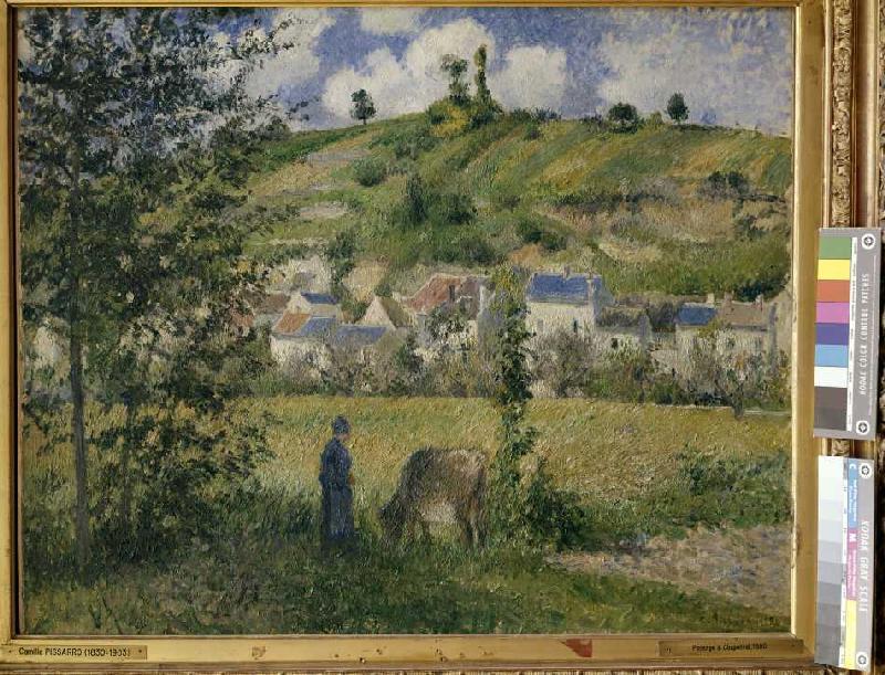 Landschaft um Chaponval from Camille Pissarro
