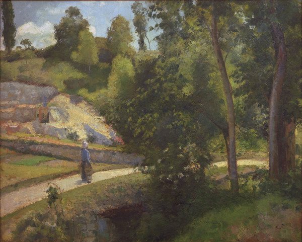 Pissarro / The quarry, Pontoise / c.1875 from Camille Pissarro