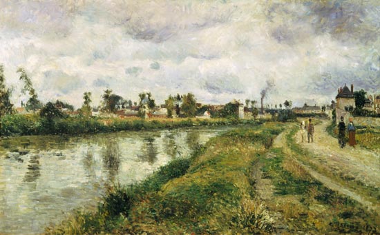 Flusslandschaft bei Argenteuil from Camille Pissarro