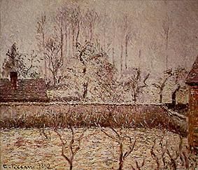 Winterlandschaft von Eragny. from Camille Pissarro