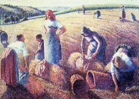 Women Haymaking from Camille Pissarro