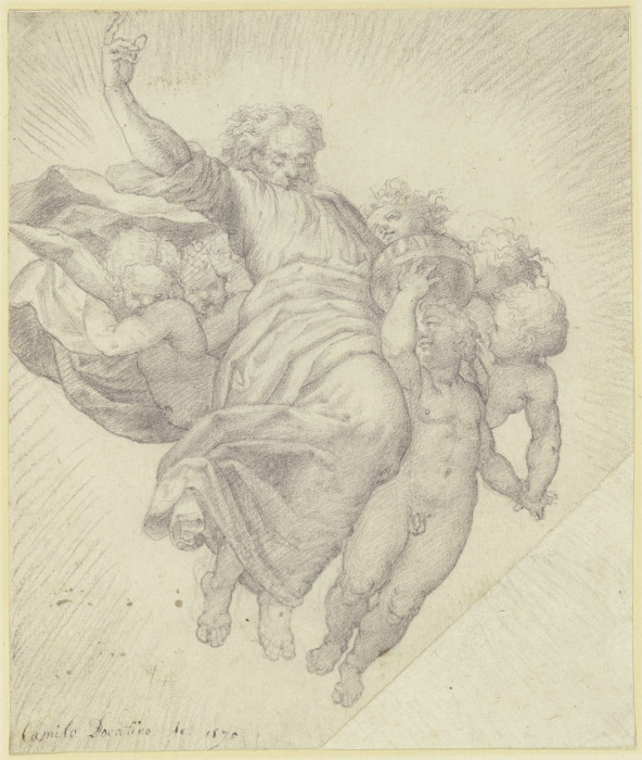 Gottvater von Engeln getragen from Camillo Boccaccino