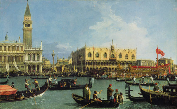 Die Rückkehr des Buccintoro, Venedig from Giovanni Antonio Canal (Canaletto)