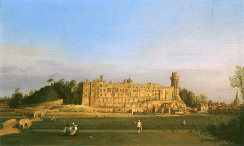 Warwick Castle the South Front from Giovanni Antonio Canal (Canaletto)