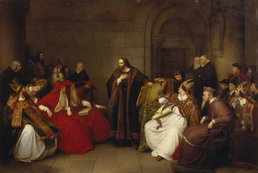 Jan Hus zu Konstanz from Carl Friedrich Lessing