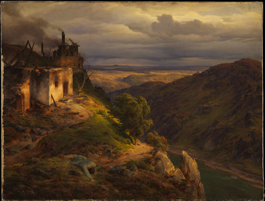 Landschaft from Carl Friedrich Lessing
