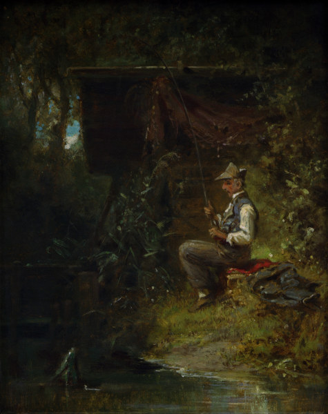 C.Spitzweg, Der Angler from Carl Spitzweg