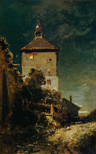 Der Blasturm in Schwandorf from Carl Spitzweg