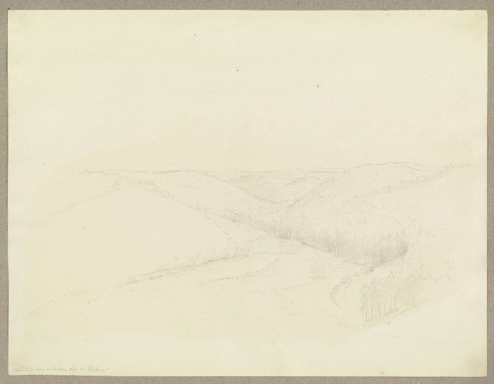 Aussicht von der halben Höhe des Brockens from Carl Theodor Reiffenstein