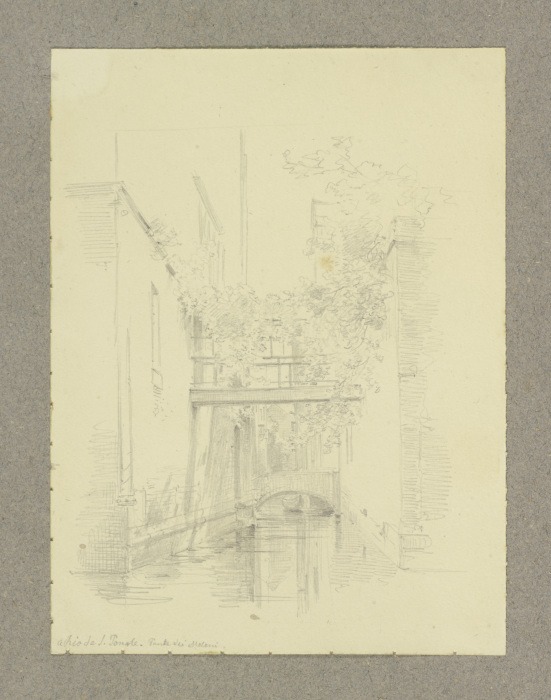 Der Ponte dei Meloni in Venedig from Carl Theodor Reiffenstein