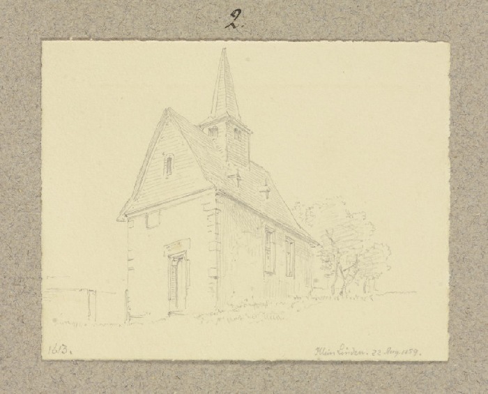 Kapelle in Klein-Linden from Carl Theodor Reiffenstein