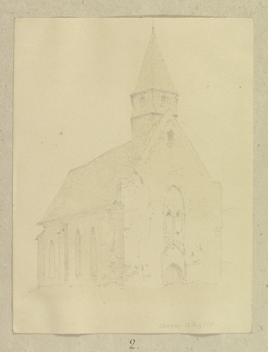 Kirche in Oberspay from Carl Theodor Reiffenstein