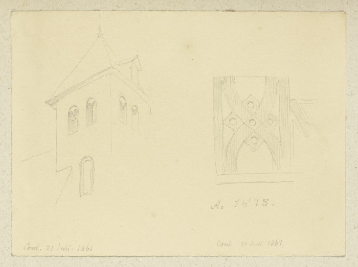 Kirchturm in Cond from Carl Theodor Reiffenstein