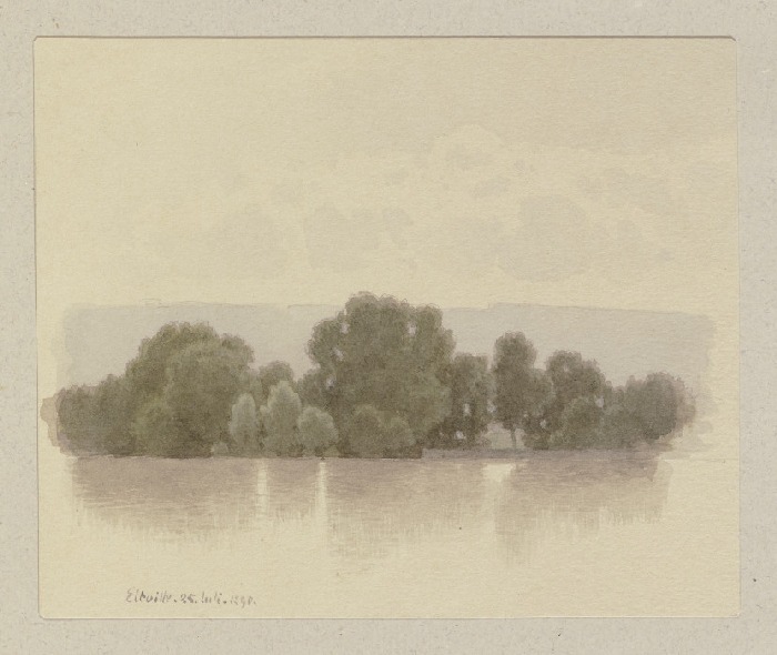 Rheininsel bei Eltville from Carl Theodor Reiffenstein