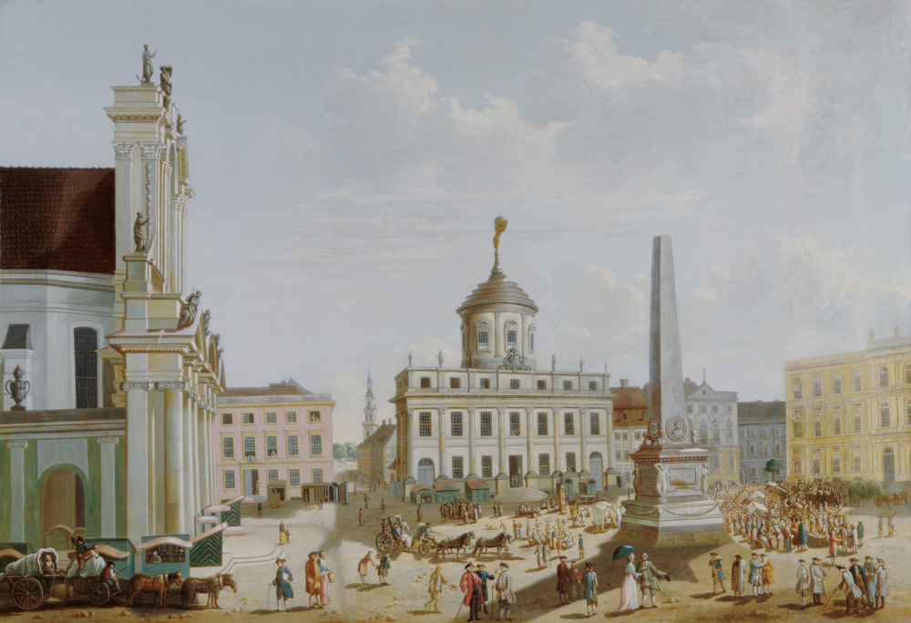 View of the Town Hall from Carl Christian Baron