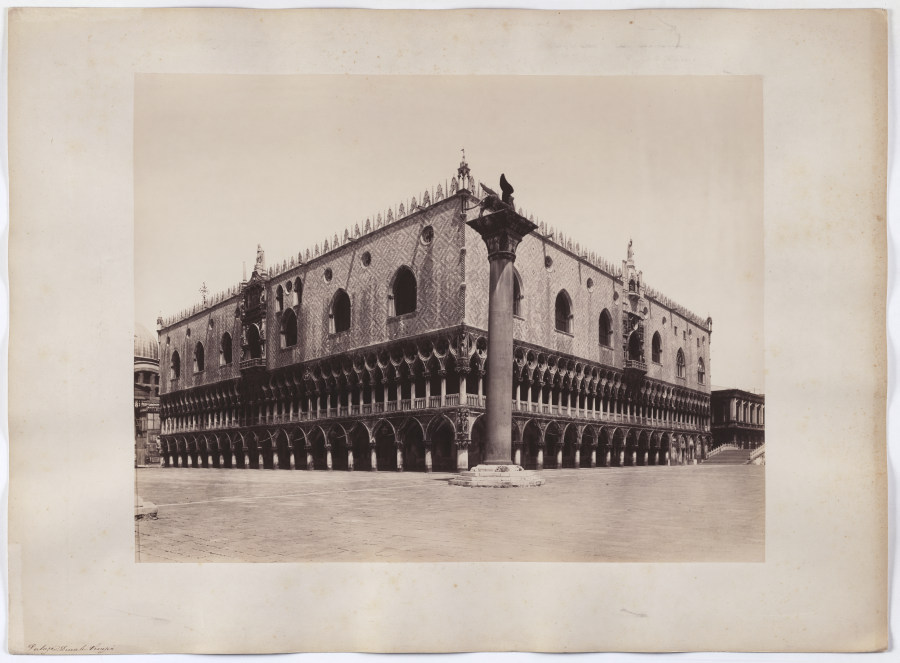 Venedig: Blick auf Markussäule und Dogenpalast from Carlo Naya